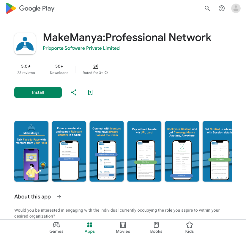 MakeManya: Play Store App